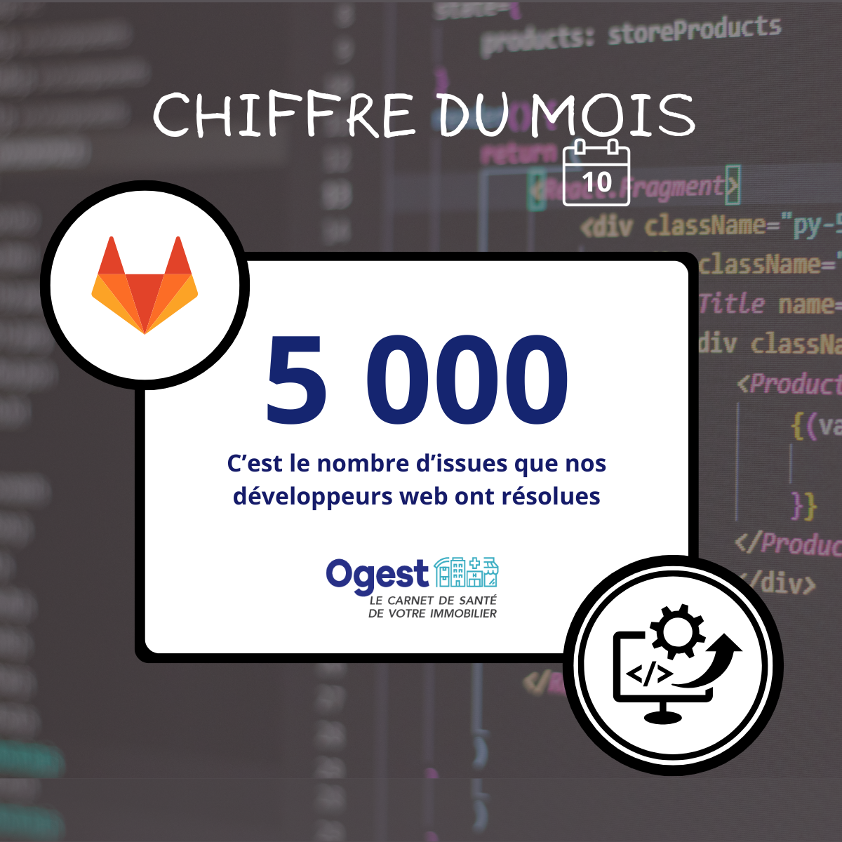 Chiffre du mois d'octobre